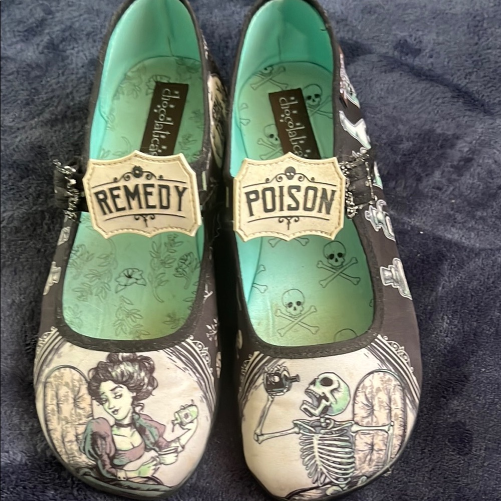 38# Remedy or Poison Chocolatica Mary Janes shoes
